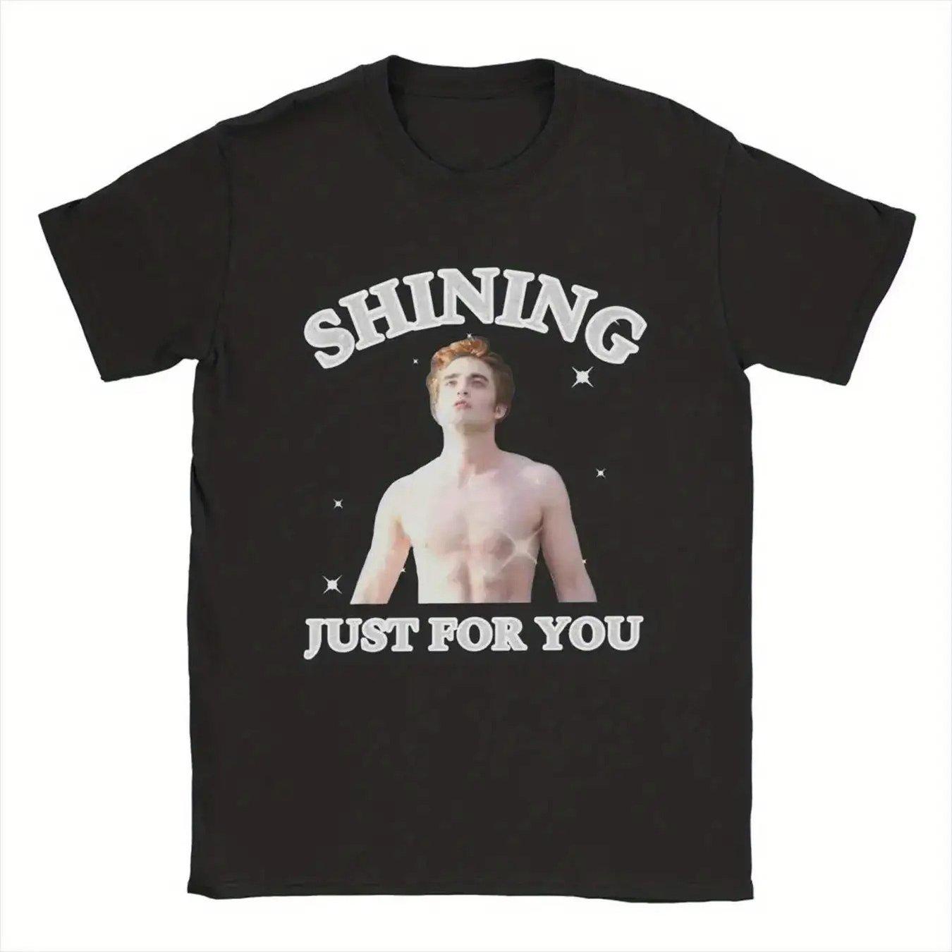 

Unisexs Mirror Ball Edward Cullen Twilight Tshirt with Short Sleeved Shirt Is Perfect for Parties with Classic Style and Comfort S