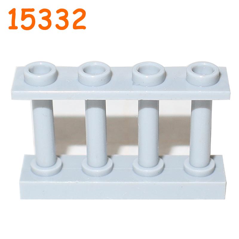 Non-Toxic Fence City Accessories Building Block Moc Part Railing Stair Barrier Ladder Guard Bar Castle Garden Farm Military Assemble Brick