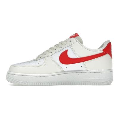 Air Force 1 07 Next Nature Pale Ivory University Red Women Sneakers Cream Sail DC9486-109