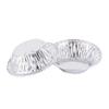100Pcs Round Tart Pan Disposable Pie Tin Cake Mold Shell Egg Tart Mould  Baking Cup