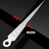 6pcs High Accuracy Steel Gaps Gauges Lab Grade Gaps Measurement Tool for Machinery Maintenance & Technical Inspections