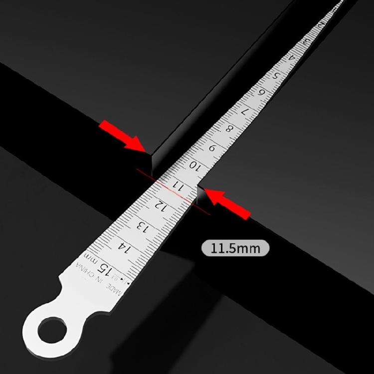 6pcs High Accuracy Steel Gaps Gauges Lab Grade Gaps Measurement Tool for Machinery Maintenance & Technical Inspections