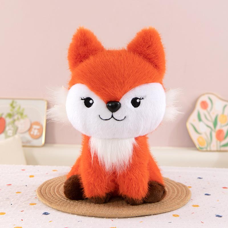 

Новая милая маленькая лисичка, плюшевая игрушка, кукла-лисичка, кукла, согревающий подарок для вашей девушки 40 cm (0.35kg including tail)