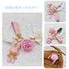 Preserved Flower Keychain Ladies Keychain Day Gift White Day Present Flower that never withers Birthday Gift Popular with Women Cute Rabbit Mother