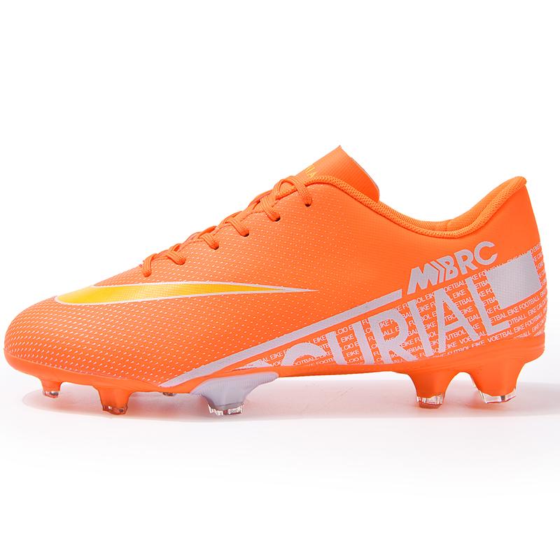 Men Soccer Shoes TF/FG LOW Ankle Football Boots Men's Sneaker Turf Soccer Cleats Outdoor Professional Futsal Footwear EUR35-45