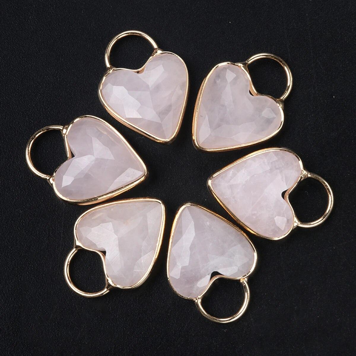 

1 шт. граненый кулон из натурального камня аметист/розовый кварц небольшой кулон для изготовления ювелирных изделий DIY ожерелье браслет серьги аксессуар 18mm