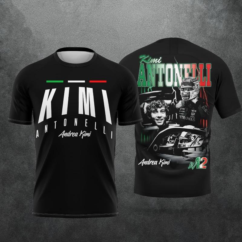 2026 Nuovo Numero di Gara. T-shirt con Stampa 3D Fan di George Russell 63 Uomo Donna Estiva Casual Manica Corta Abbinamento Famiglia