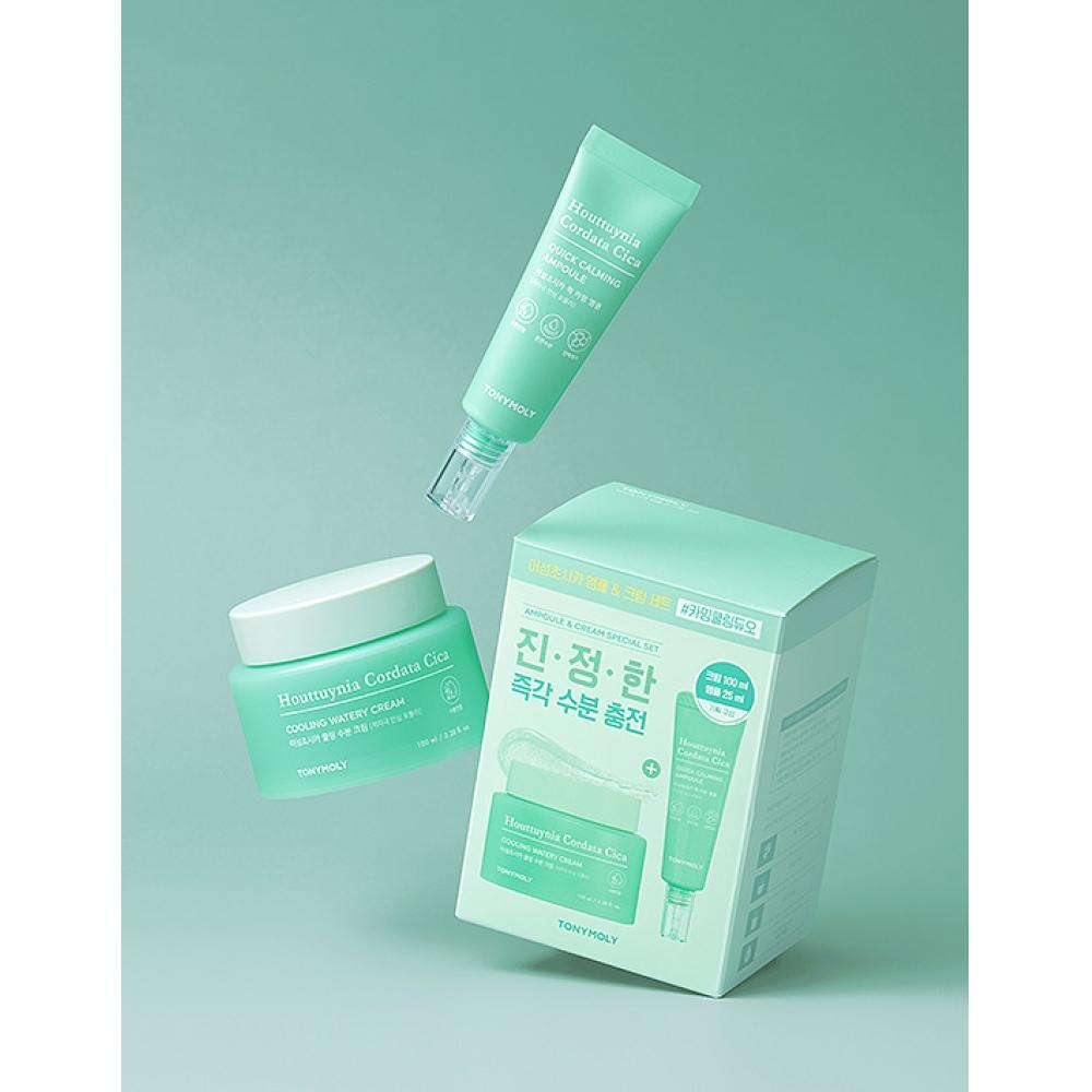 Tonymoly Acanthopanax Chica Ampoule And Cream Set