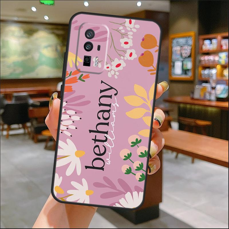 Personalised Flowers Pastel Floral Case For Xiaomi 15 14 13 Ultra 11T 12T 13T 14T Pro POCO X7 Pro X3 X5 X6 M6 F5 F6 Pro Cover