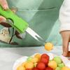 Tăiător de pepene verde 3 în 1 Set de lingurițe pentru pepene galben Separator de pulpă pentru înghețată Scooper pentru fructe Gadget de bucătărie