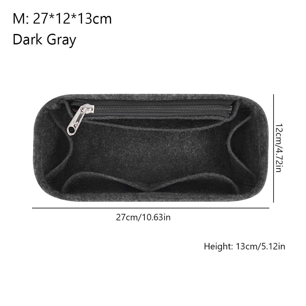 Felt Handbag Insert Bag Large Capacity Multi-Pocket Internal Bag Storage Organization Portable Purse Liner for Loewe Puzzle