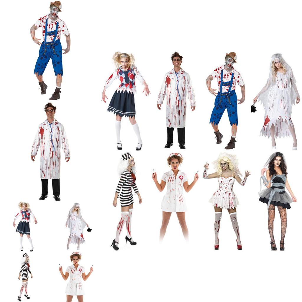 Spooky Zombie Bride Vampire Costume For Halloween Parties And Stage Performances Perfect For All
