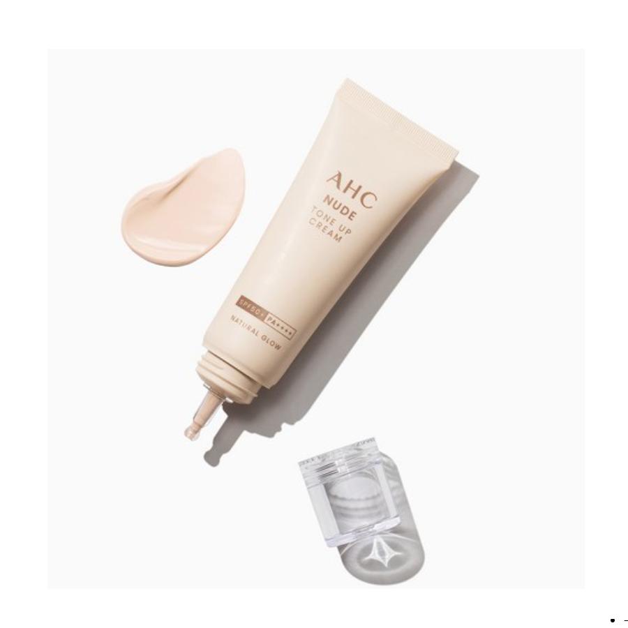AHC Crème Tonalisante Nude Éclat Naturel 40ml – Crème Éclaircissante Quotidienne Légère pour une Peau Éclatante