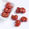 Glazed Snail Ceramic Beads Retro DIY Jewelry Making Pendant Conch Spacer Porcelain Beads  Craft