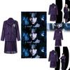 Wednesday Addams Character Cosplay Dress With Polyester Material For Women And Girls