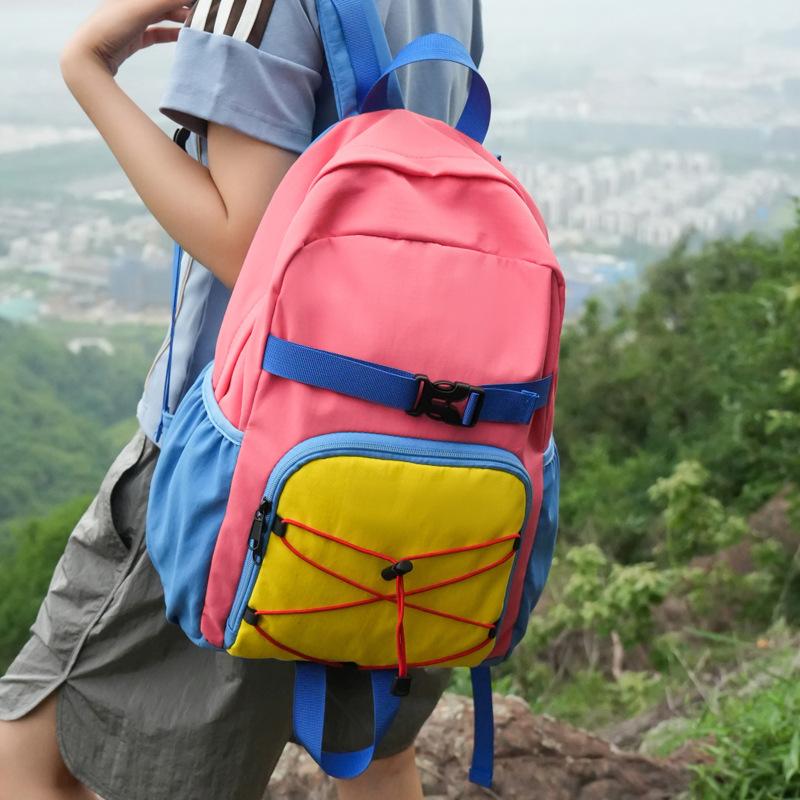 Dual Shoulder Bag, Lightweight and Casual Style, Hiking Bag, Student Schoolbag, Large Capacity Backpack