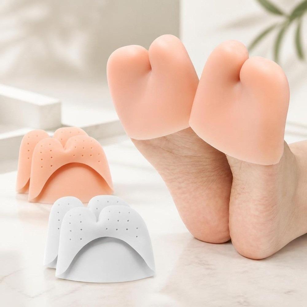 1 Pair Soft Toe Protector Sleeve Silicone Metatarsal Cushion  Pointed Toe Shoes