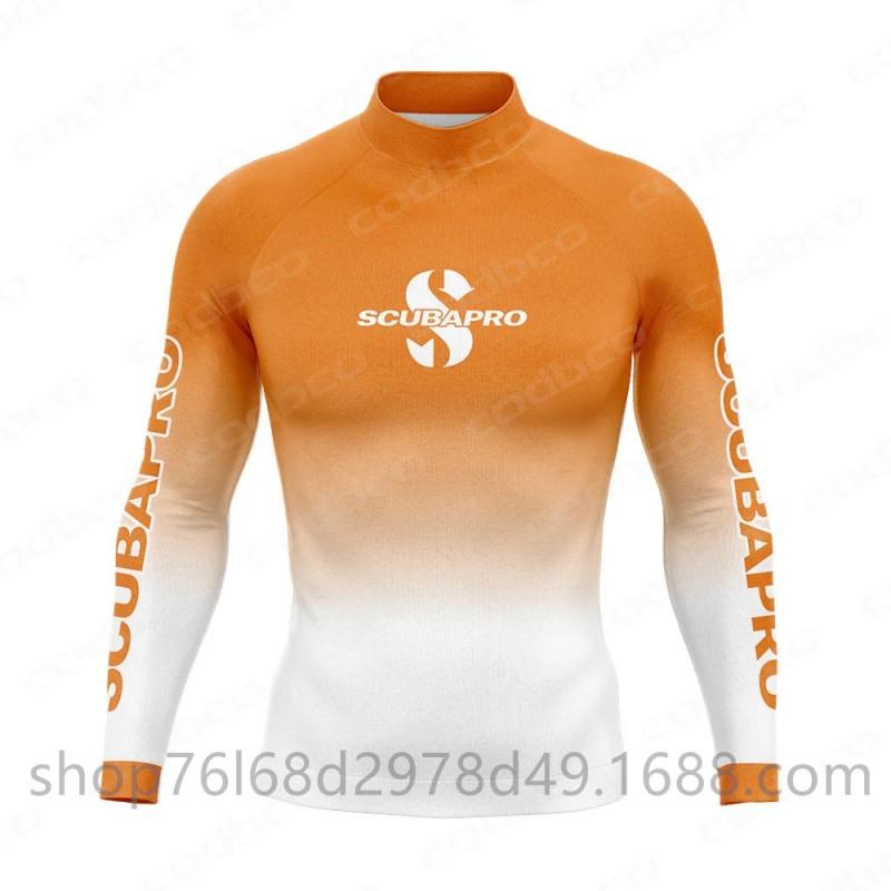 UV Protection Rash Guard Snorkeling Diving Surfing Quick Dry Long Sleeve Swimwear Unisex