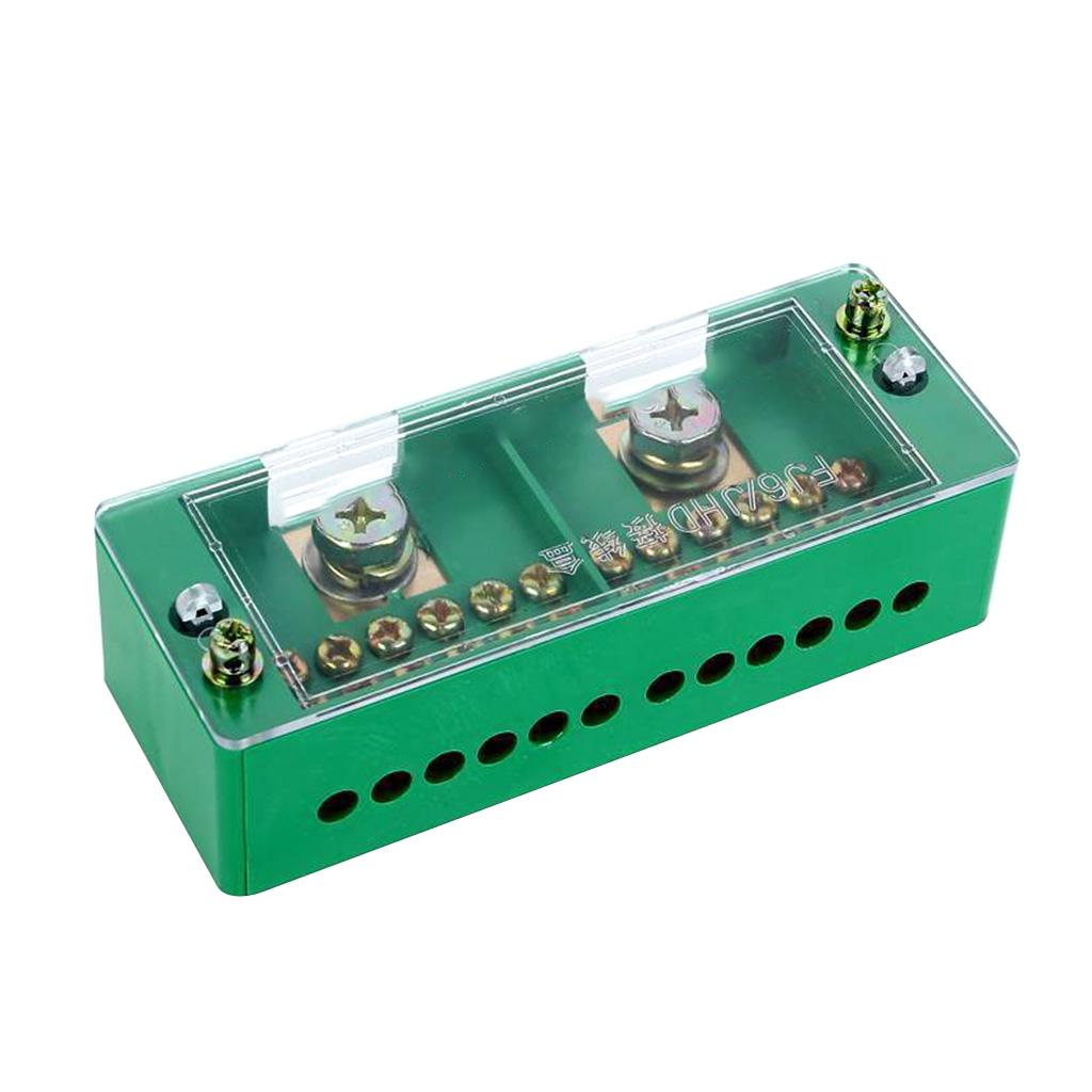 Metering Cabinet Wire Splitter Connector Terminal Block 2-IN 4/6/8/12-OUT Junction Box Power Distribution Block
