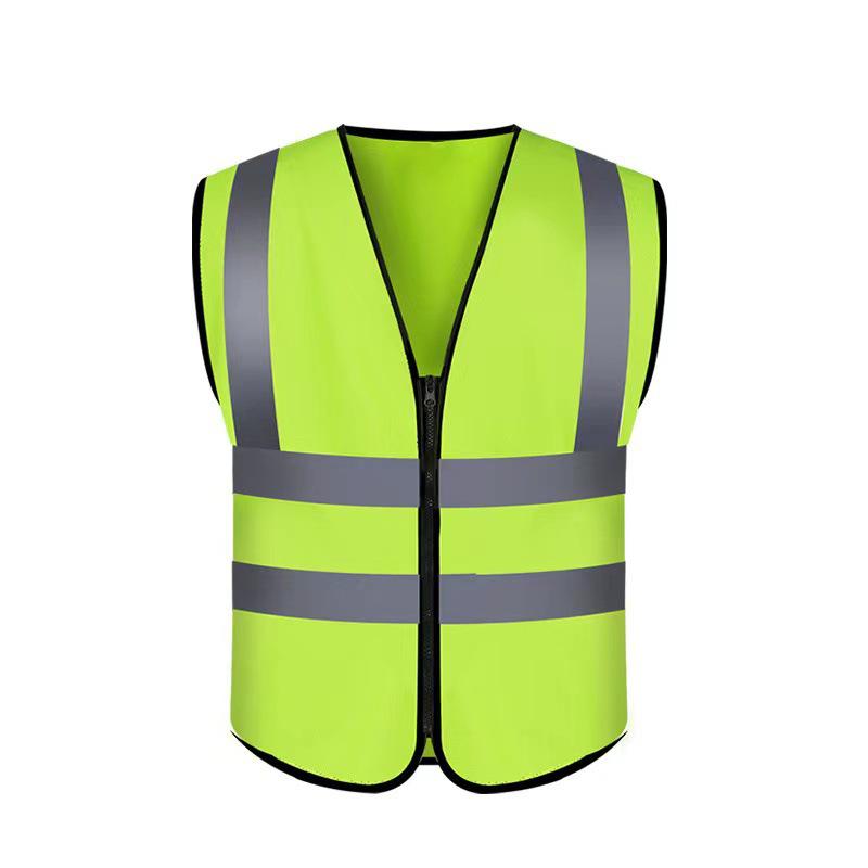 Fluorescent Reflective Safety Vest for Construction and Road Workers