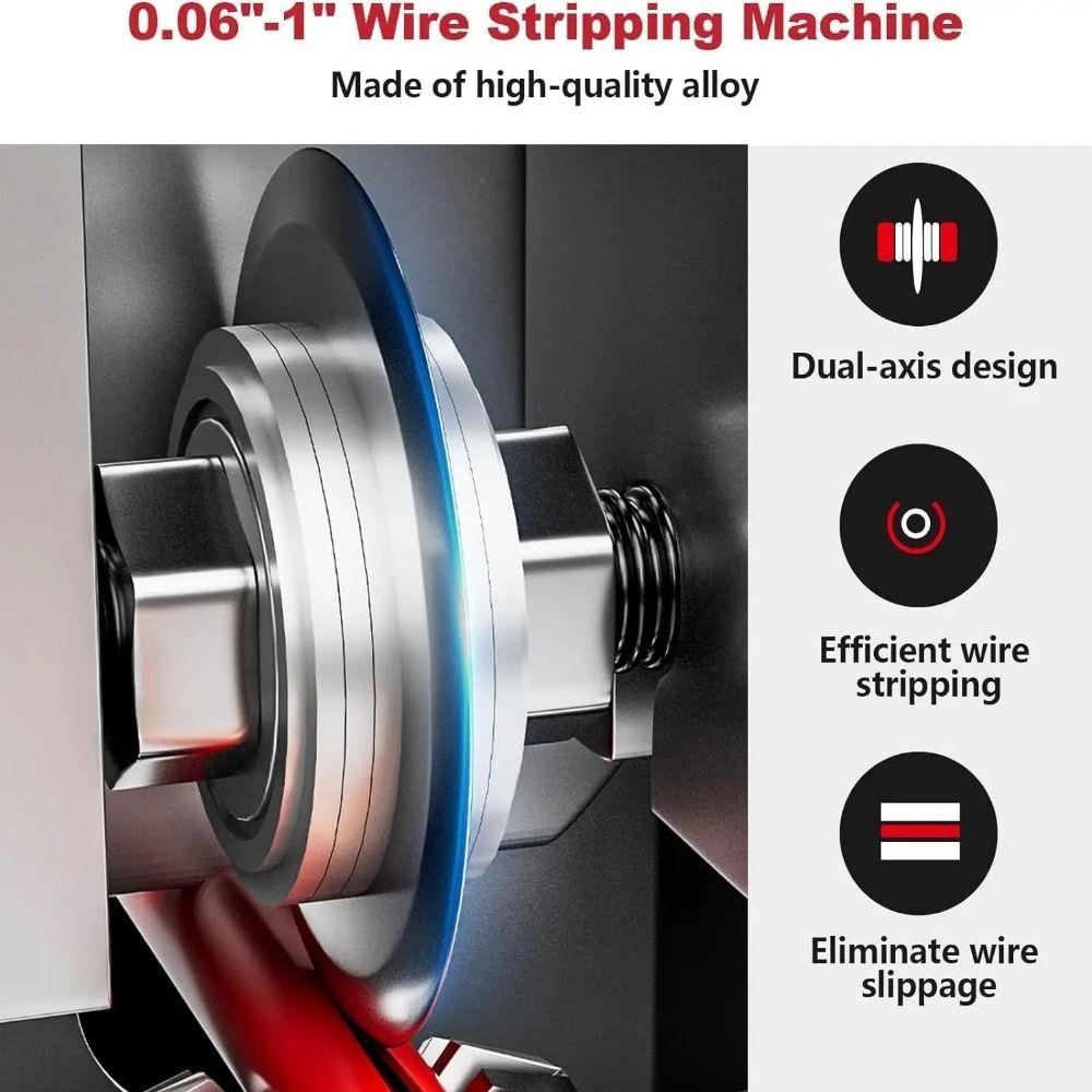 1-25mm Portable Wire Stripper Electric Cable Peeling Machine  Network Cable Splitter