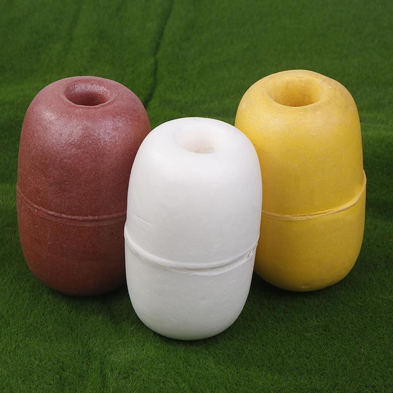 2Pcs 7*11Cm Oval Fishing Net Buoy Float Deep Water Foam Float Crab Pot Marker Drift Anchor Rope Floating Buoy For Fishing Tackle