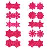 Snowflakes Pendant Combination Earrings Mold Christmas Pendant Silicone Mold Home Decoration Mold Suitable for Women