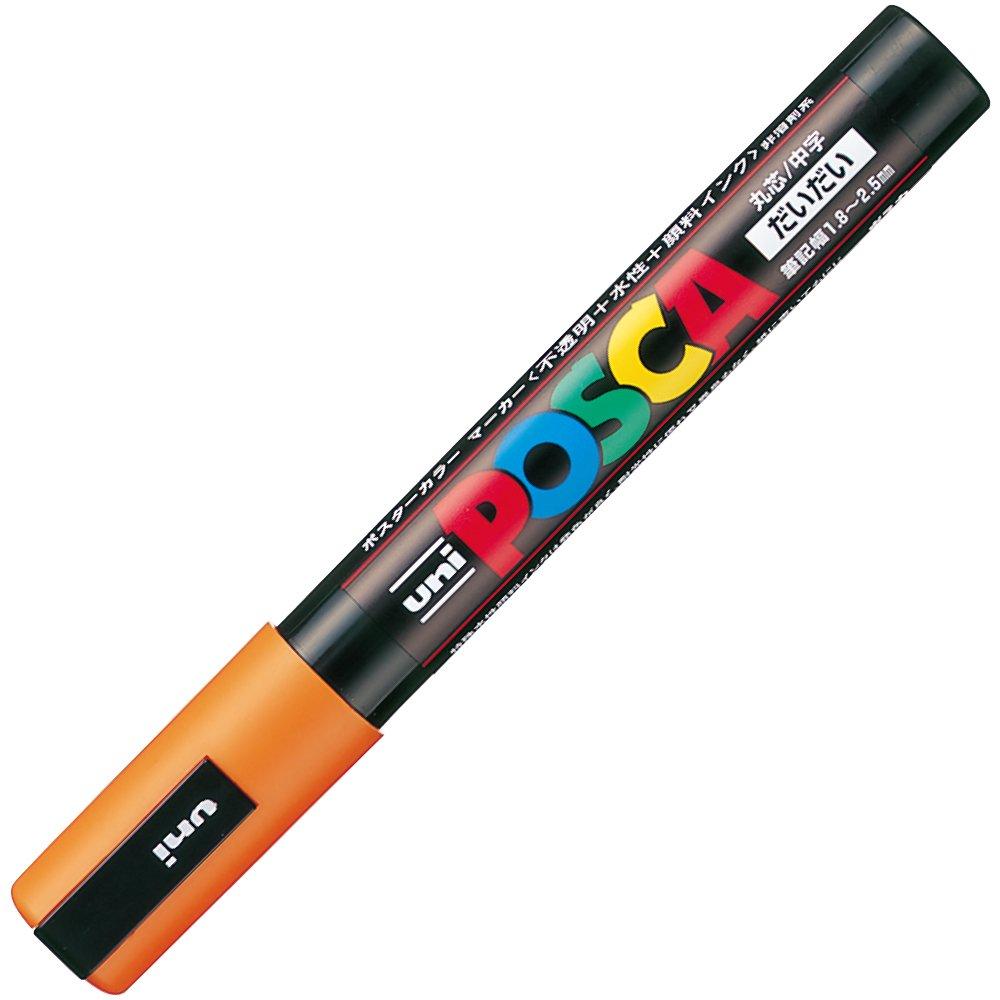 

Ручка-карандаш Mitsubishi Posca Medium Point Round Core Orange 10 шт. на водной основе PC5M.4