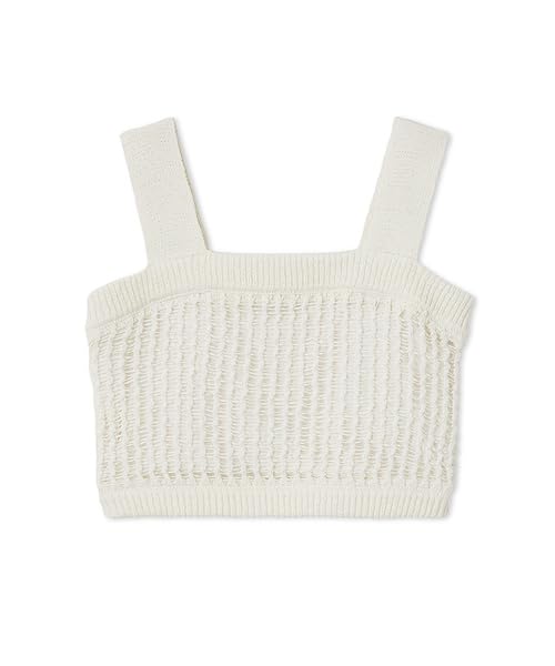 

Emi Mesh Knit Bare OWHT Women s Top, 13WNT252038,