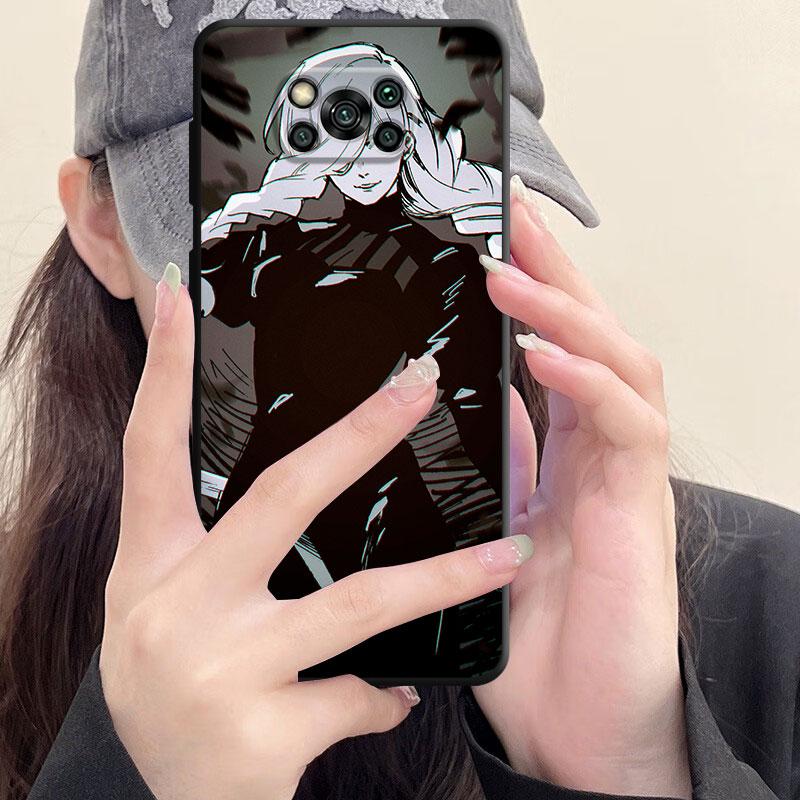 Tpu miękki zderzak etui na telefon do Samsung Galaxy S21 S20 S22 S23 uwaga 20 Ultra 10 Plus 8 9 S21 S20 Fe Jujutsu Kaisen Anime okładka