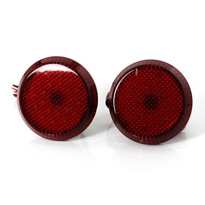 Red Lens LED Tail Rear Bumper Reflector Lights Lamp For Toyota Corolla 2007-2010
