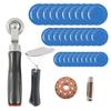 Komplettes 34-teiliges Reifenwartungsset Enthält 32mm 42mm 58mm Reparaturflicken Schleifer Für Fahrzeuge Und Maschinen