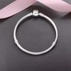 New Original Fine Jewelry 925 Sterling Silver Charm Bracelet Soft Smooth Snake Bone Bracelets for Women DIY Bangle