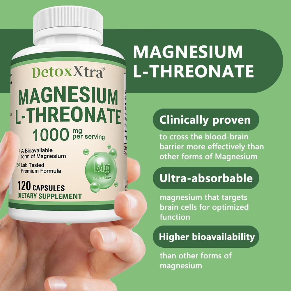 L-Magnesiumthreonat 1000 mg 120 Kapseln