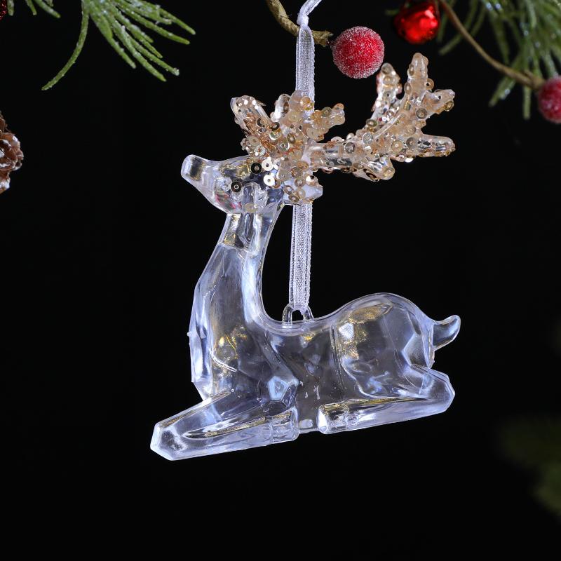 Kranz Schneeflocke Glockenklang Anhänger Weihnachtsdekorationen Weihnachtsbaum Hängender Schmuck