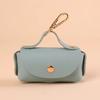 Elegant Leather Dog Poop Bag Carrier Clip Outdoor Walking and Travel Creative Pet Poop Waste Bag Dispenser