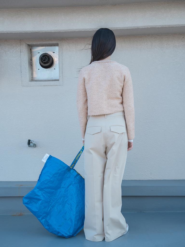 Reply Cotton Blend Wide Pants
