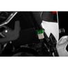BIKERS Rear Reservoir Tank Cap for Ninja and Ninja Machined ZX-25R, 250, 400, Aluminum, Green, BK-K205-GRN