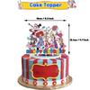 Incredibili Decorazioni per Festa di Compleanno Digitalizzate Stoviglie da Circo Tazza Piatto Tovaglioli per Bambini Photo Booth Forniture per Festa Baby Shower