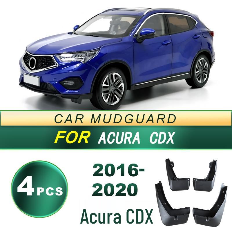 Acura CDX (2016-2020) Soft Rubber Tire Splash Guard Mud Flap Upgrade Kit