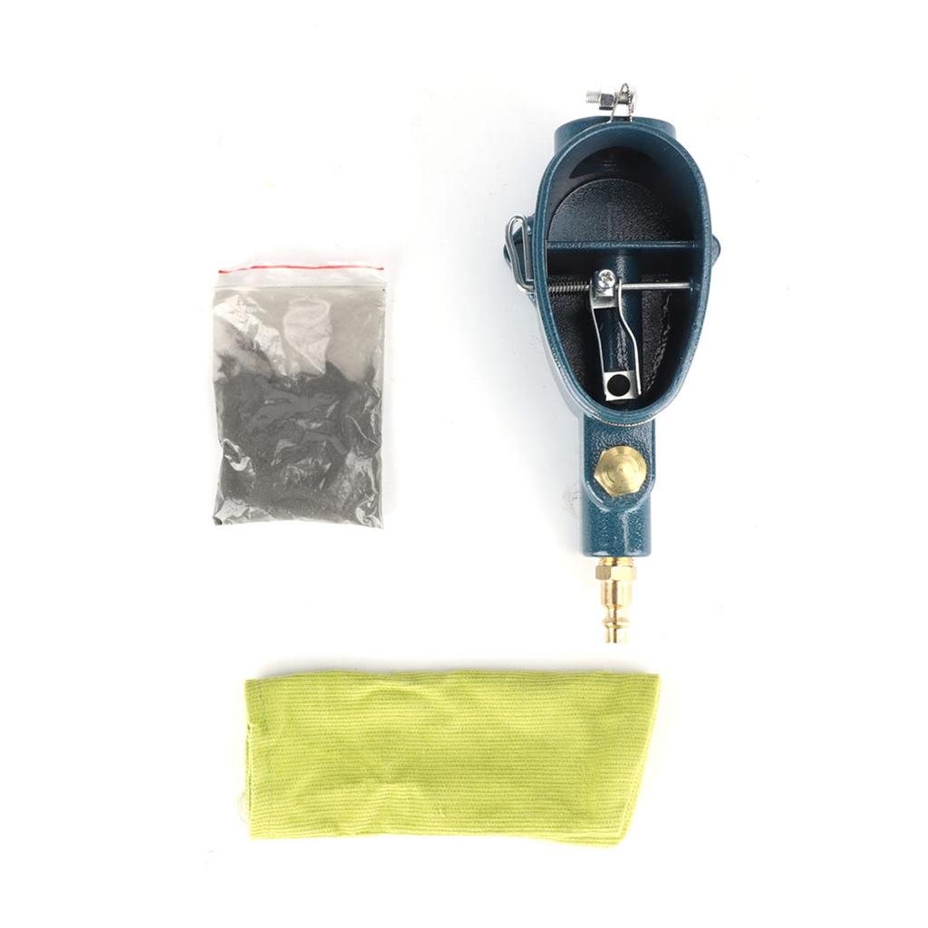 Pulitore pneumatico per candele, strumento di pulizia con sabbiatrice ad aria compressa per auto con abrasivo
