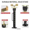 Heavy Duty RV Slide Out Supports Jacks 16.7 to 36 Adjustable with Drill Adjust Aluminum Gear Box Travel Trailer Stabilizer Jack