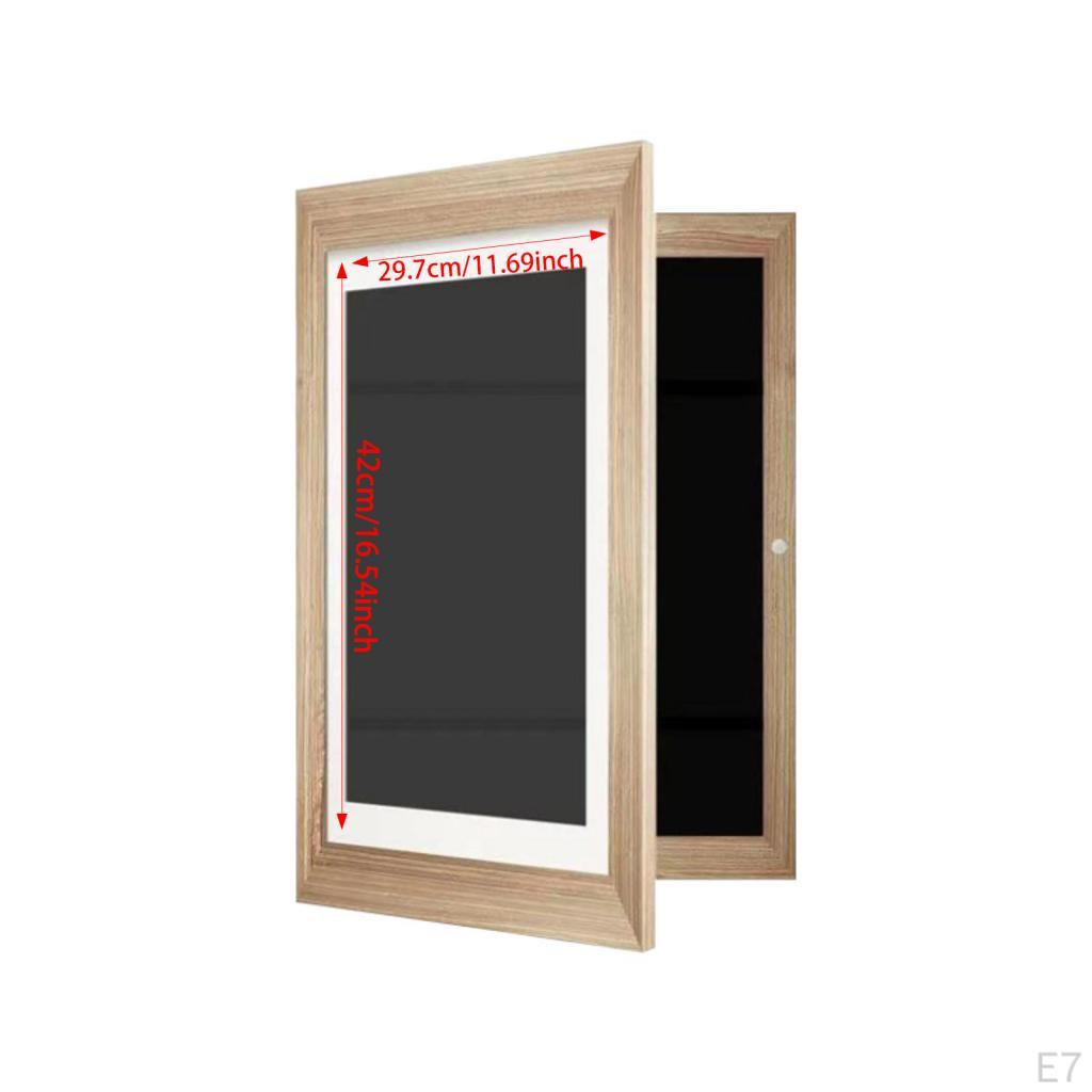 11.7x16.5 -Colle Kinder -kunstwerk -Framework for Wall Mounting Versatile Front Opening Frame