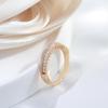 Kinel Natural Zircon Full Paved Rings For Women Luxury Rose Gold Color Fine Jewelry