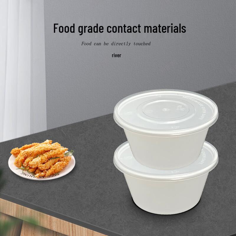 Disposable Plastic Round Bowl Food Container