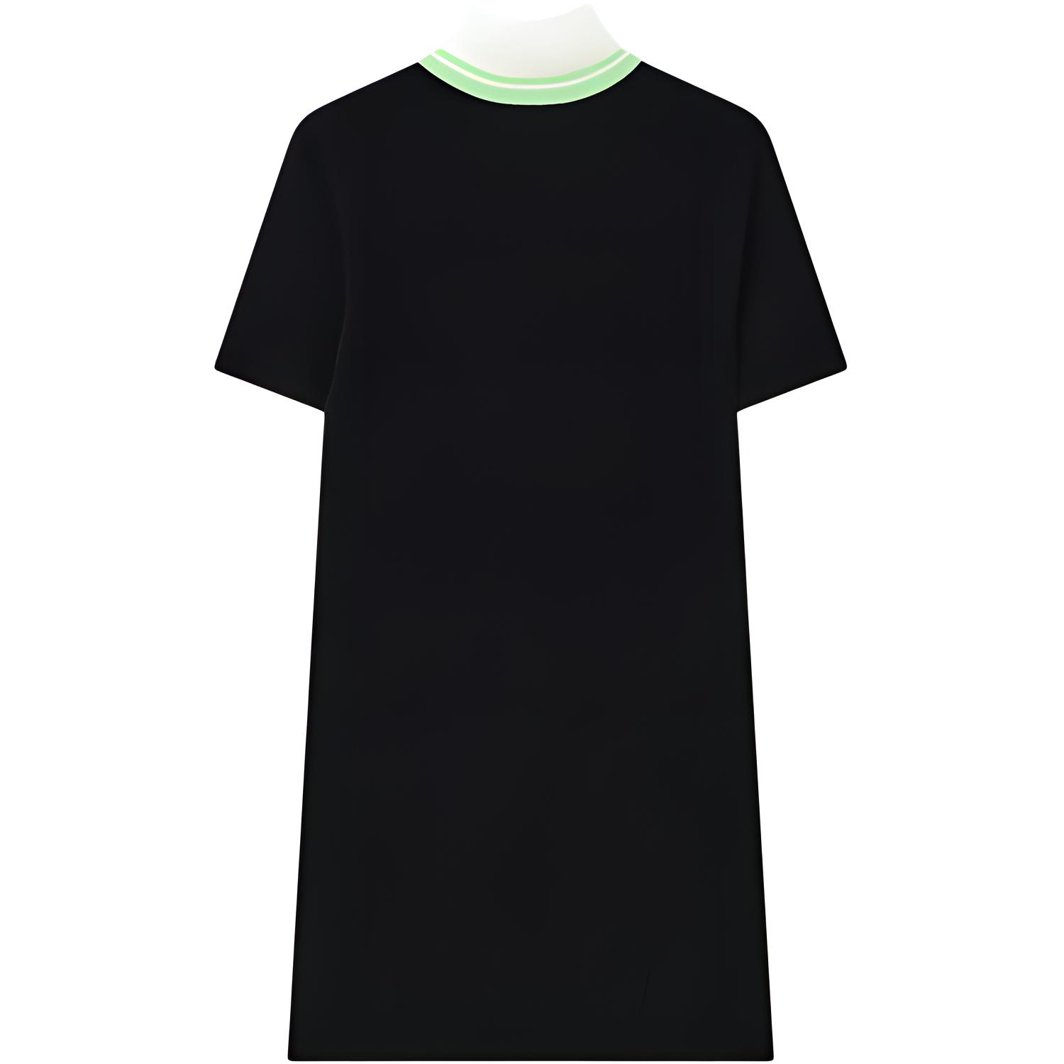 

New FILA Short Sleeved Dress Women s Jet Black F11W317301F-BK XL