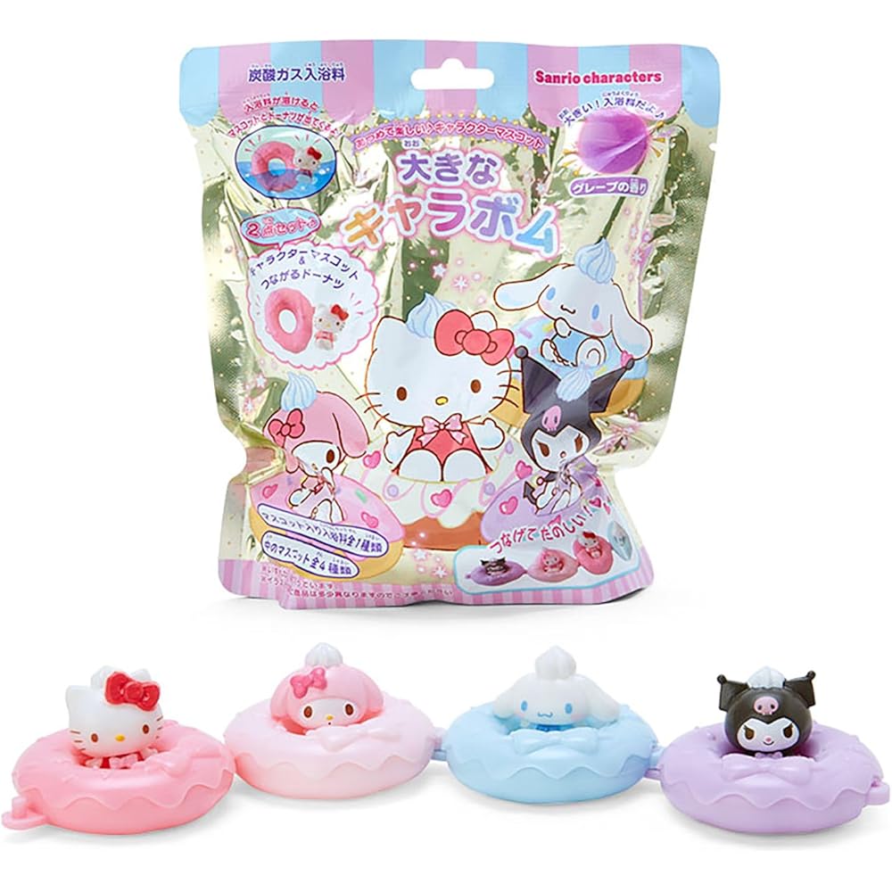 

Sanrio Character Bomb Bath Fizzy Donut 150g for Ages 6 and Up