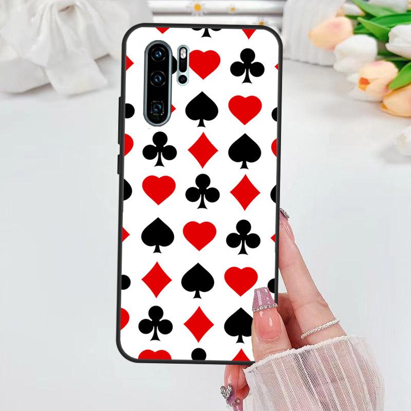 

Spades Poker Play Cards Ace For Huawei Nova 5T 9 10 SE 7i 8i 11i 12i Y60 Y61 Y70 Y72 Y73 Y90 Y91 P20 P30 P40 Lite Case Huawei Nova 7i