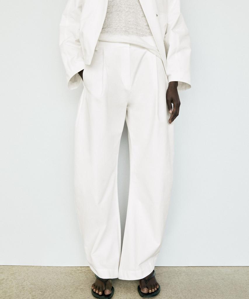 Masimodutti Fluid Barrel Fit Cord Pants