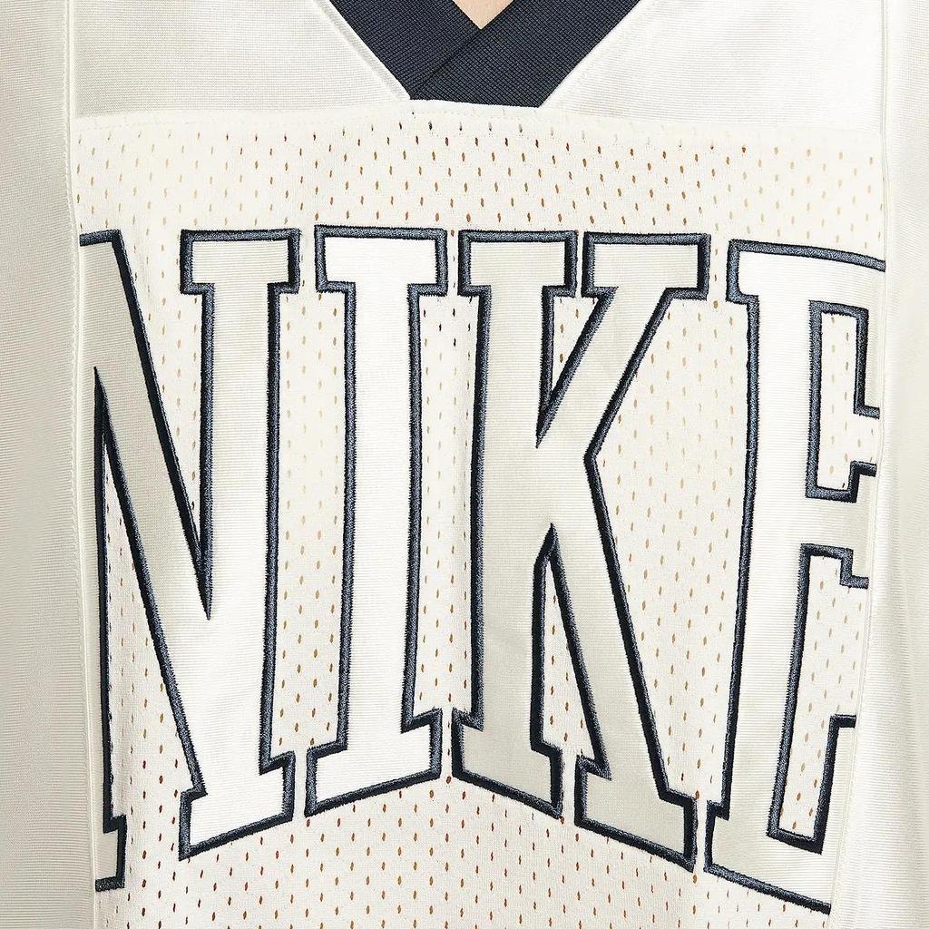Nike Sportbekleidung Bequeme Mode Weich Atmungsaktiv Kurzarm T-Shirt Damen Oberteile Off-White HJ0281-133